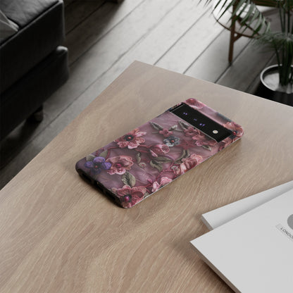 Coquette Aesthetic Floral Art Phone Case