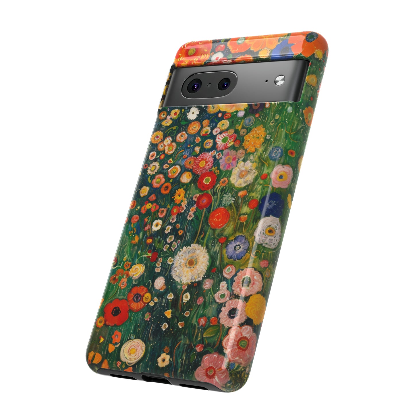 Gustav Klimt Style Flower Garden Painting Phone Case