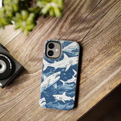 Shark Design: Dive into the Depths with an Aquatic Adventure iPhone Case