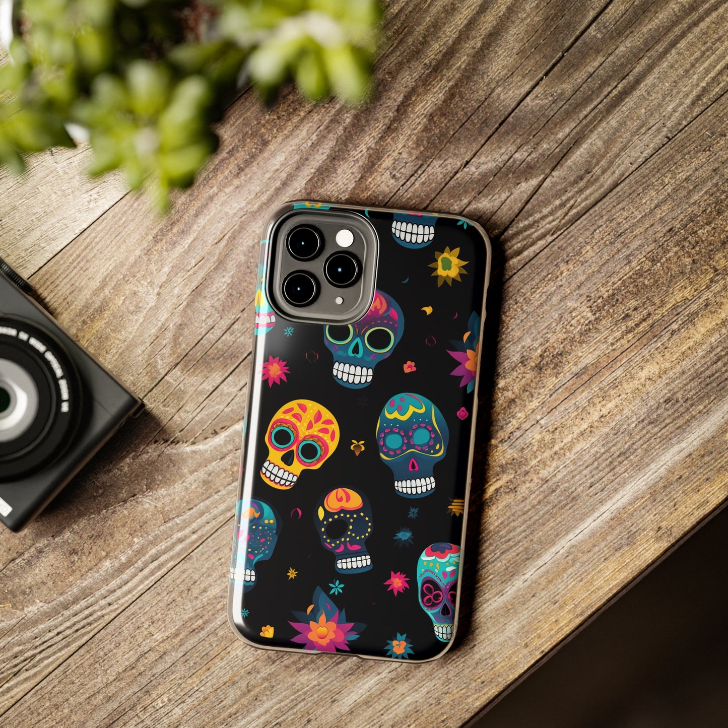 Sugar Skull iPhone Case | Day of the Dead Elegance for Apple iPhone Models