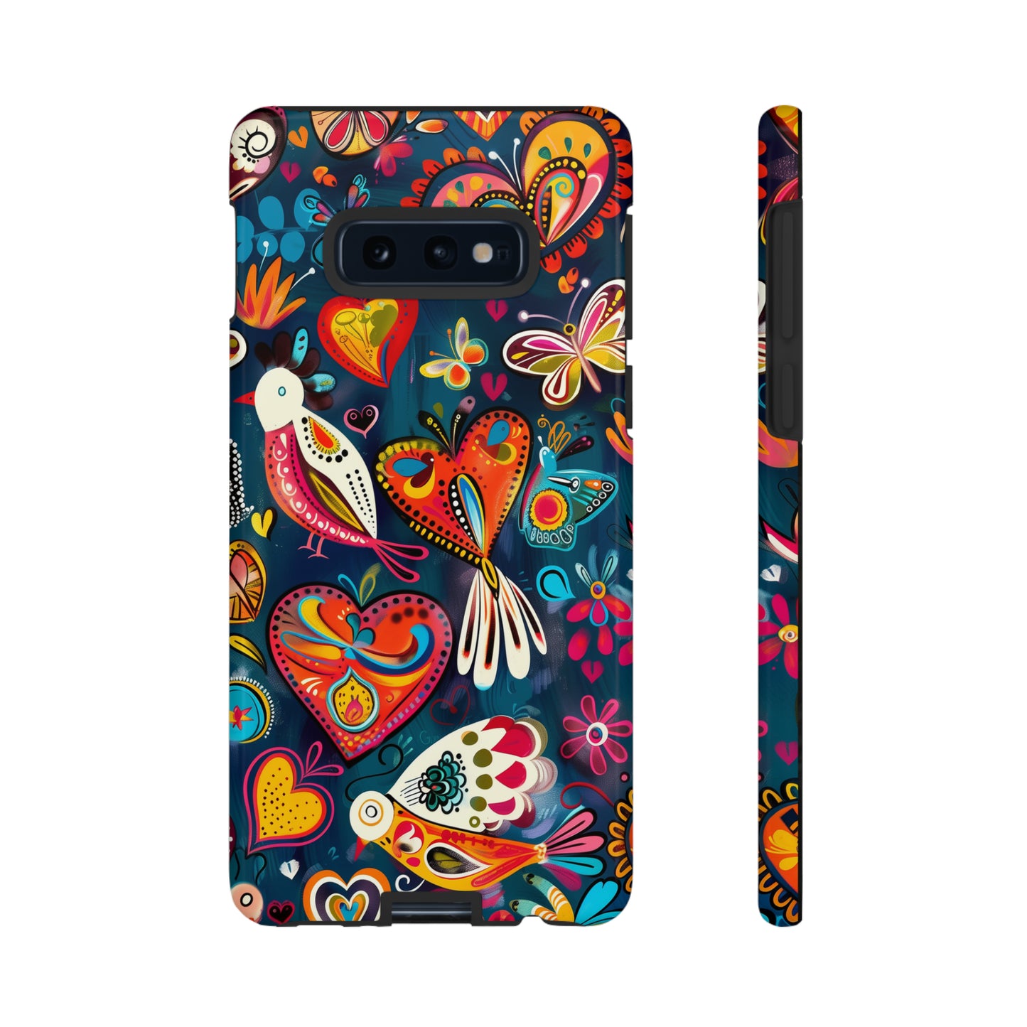 Bright Colorful Mexican Style Mural Painting Phone Case