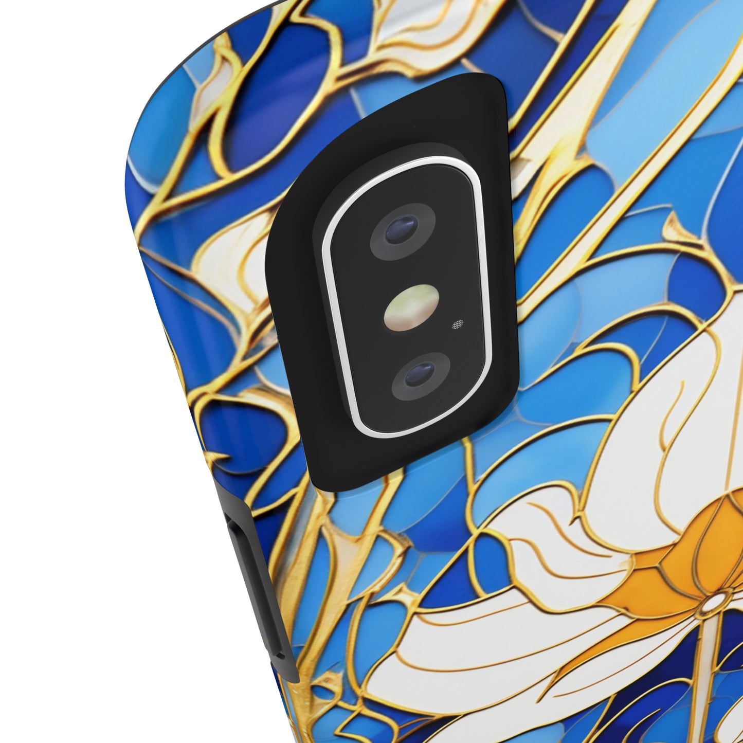 Art Deco Stained Glass iPhone Case | Vintage Floral Glamour, iPhone Case for Models 11 through 14 Pro Max