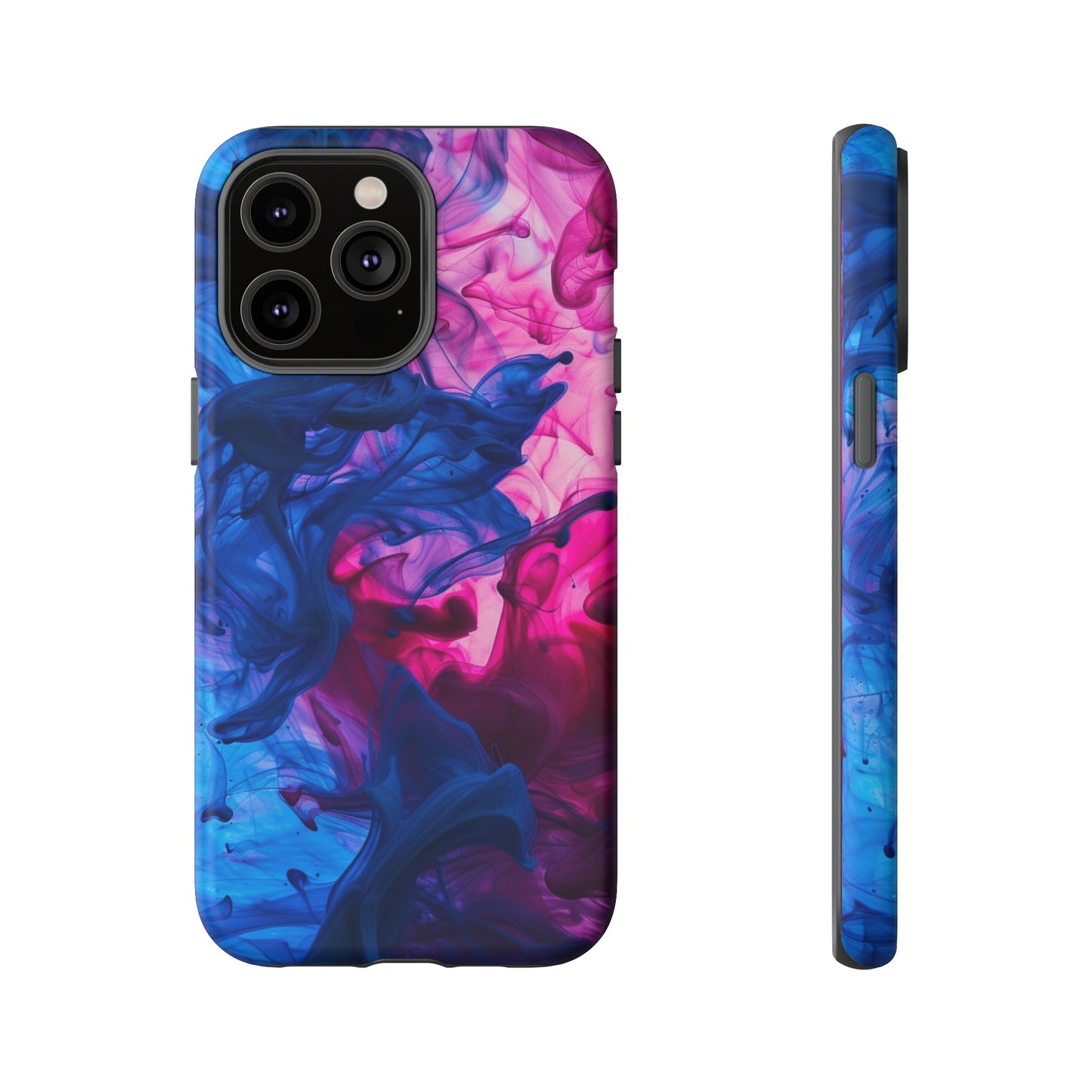 Magenta and Blue Color Explosion Phone Case