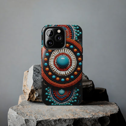 Native American Beadwork iPhone Case | Embrace Traditional Craftsmanship with Artistic Elegance