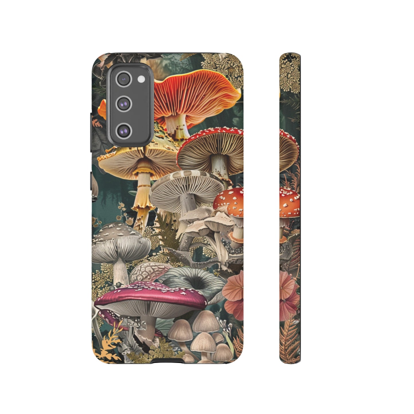 Vintage Illustration Mushroom Collage Phone Case