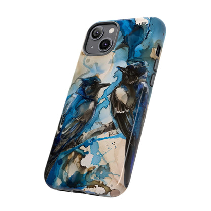 Blue Bird Watercolor Phone Case