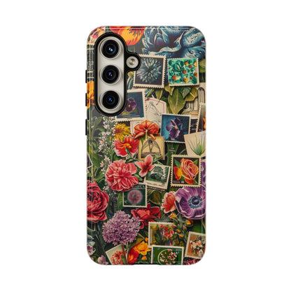 Vintage Floral Stamps Phone Case