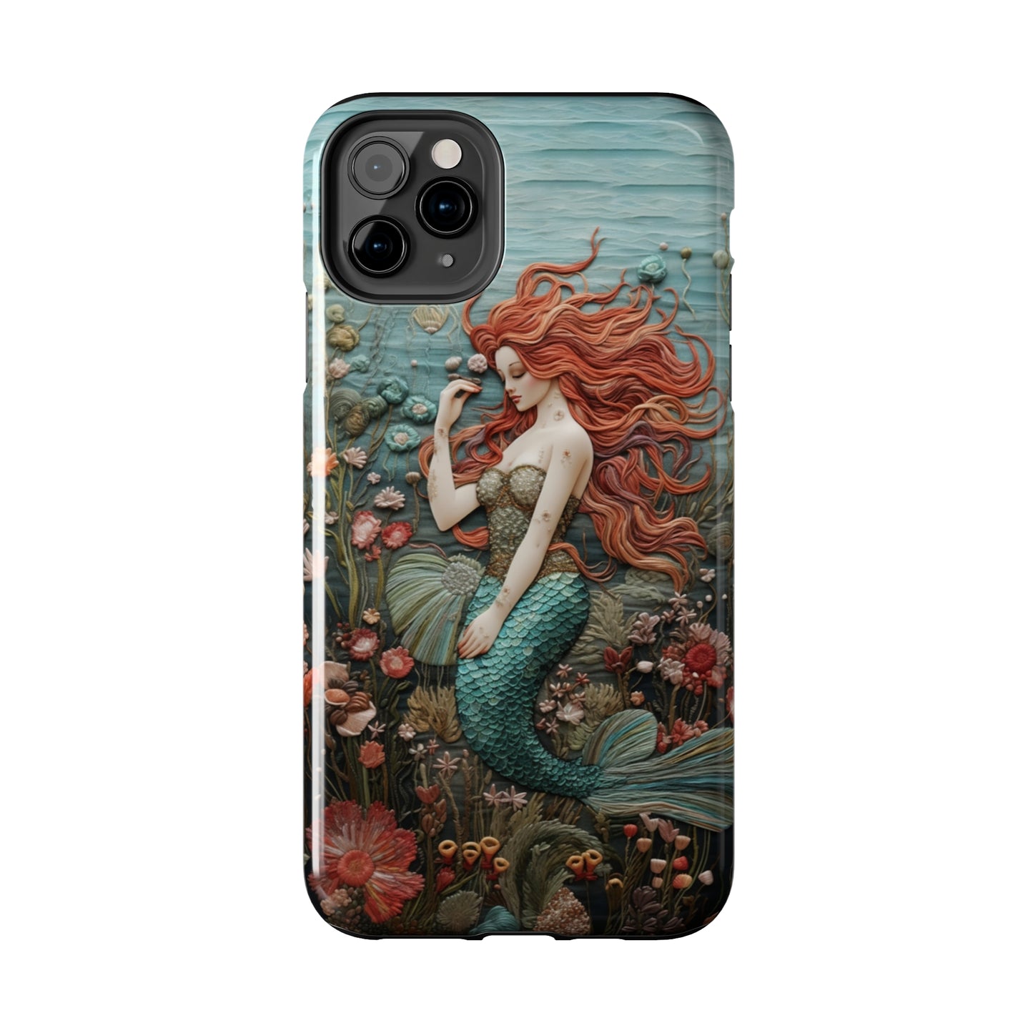 iPhone 13 Pro Oceanic Embroidered Art