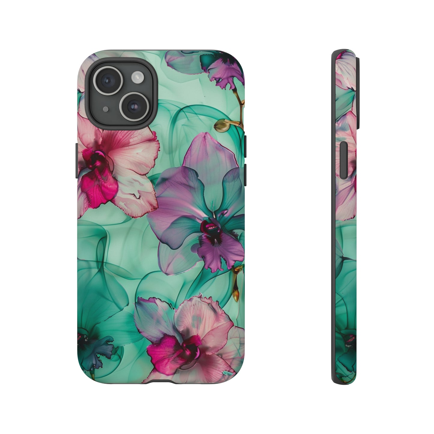 Watercolor Floral Orchids Phone Case