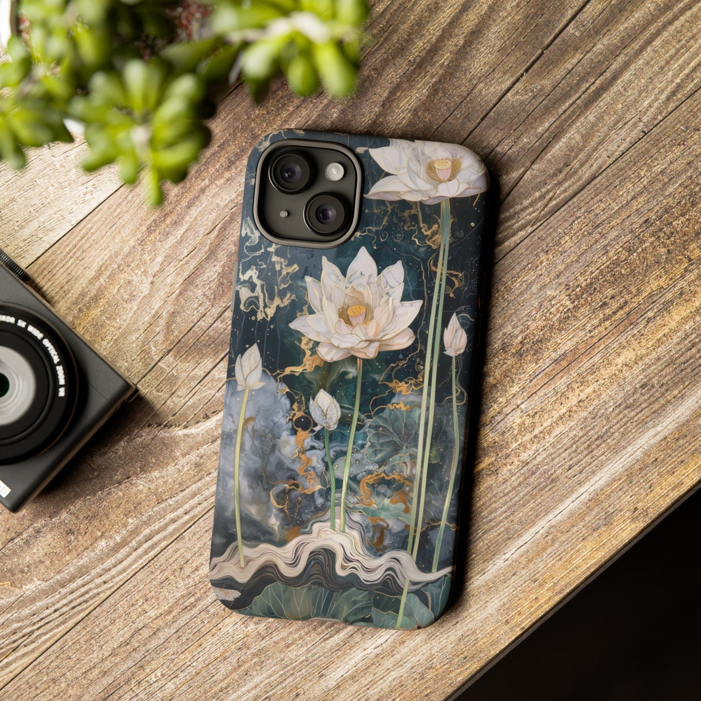 Lotus Floral Zen Art Phone Case