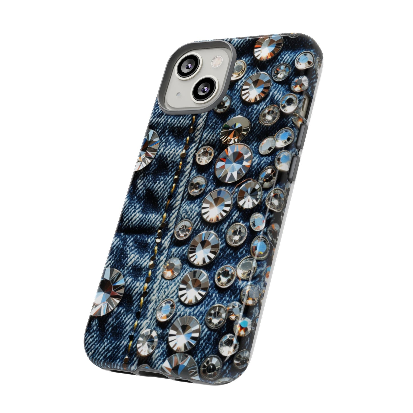 Blue Jean Queen Rhinestone Bling Phone Case