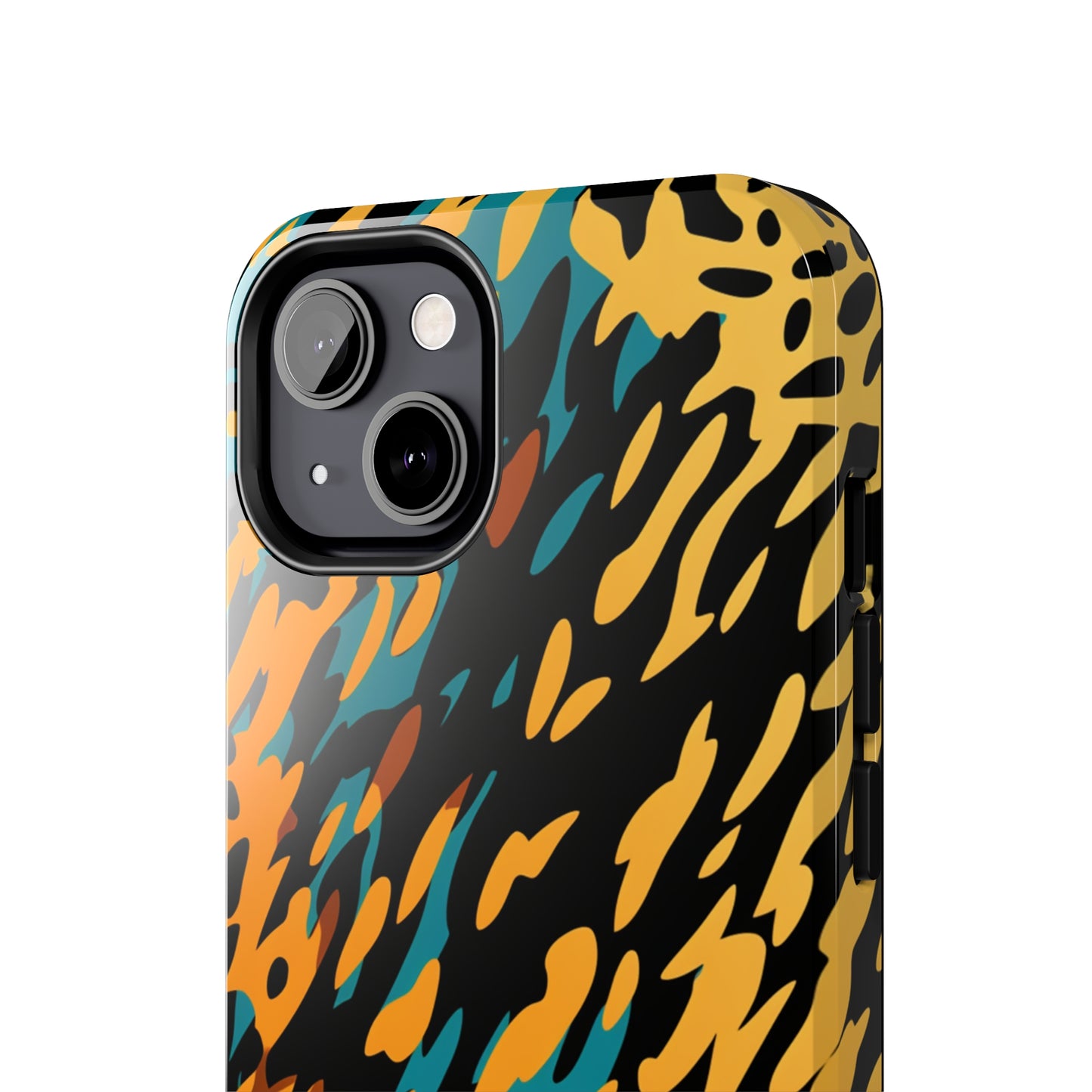 Luxury Leopard & Retro Magic Zebra: The Ultimate Wild Duo iPhone Case