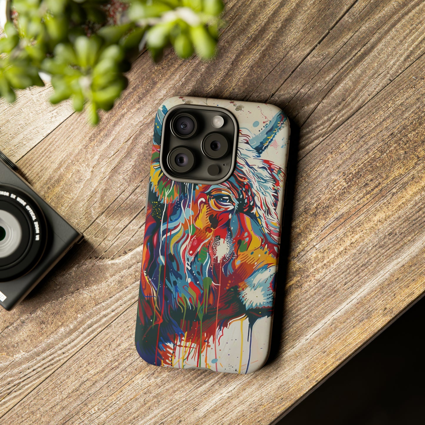 Whole Lotta Bull Abstract Phone Case