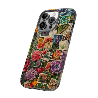 Vintage Floral Stamps Phone Case