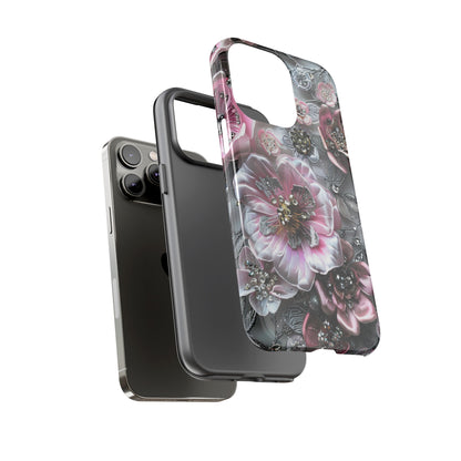 Coquette Aesthetic Floral Art iPhone 15 Case