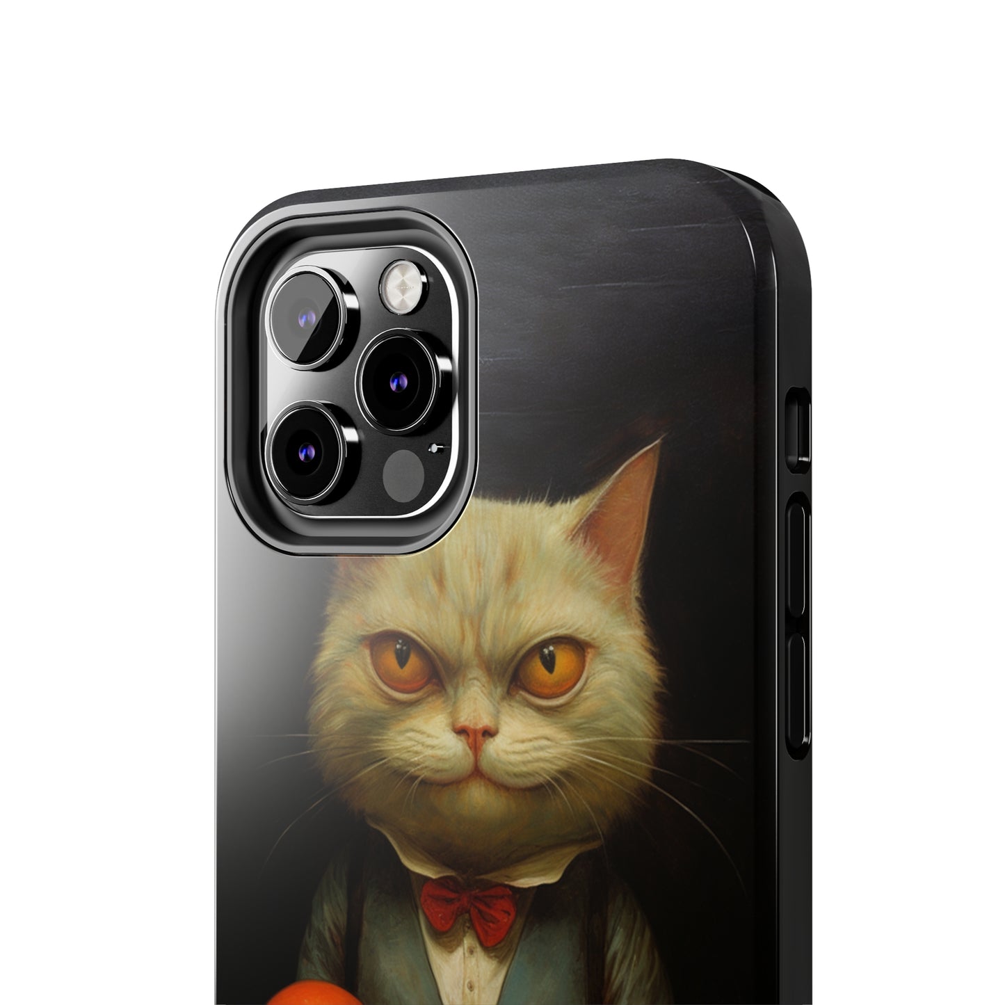 Creepy Spooky Halloween Cat iPhone Case | Dark Academia, Goth