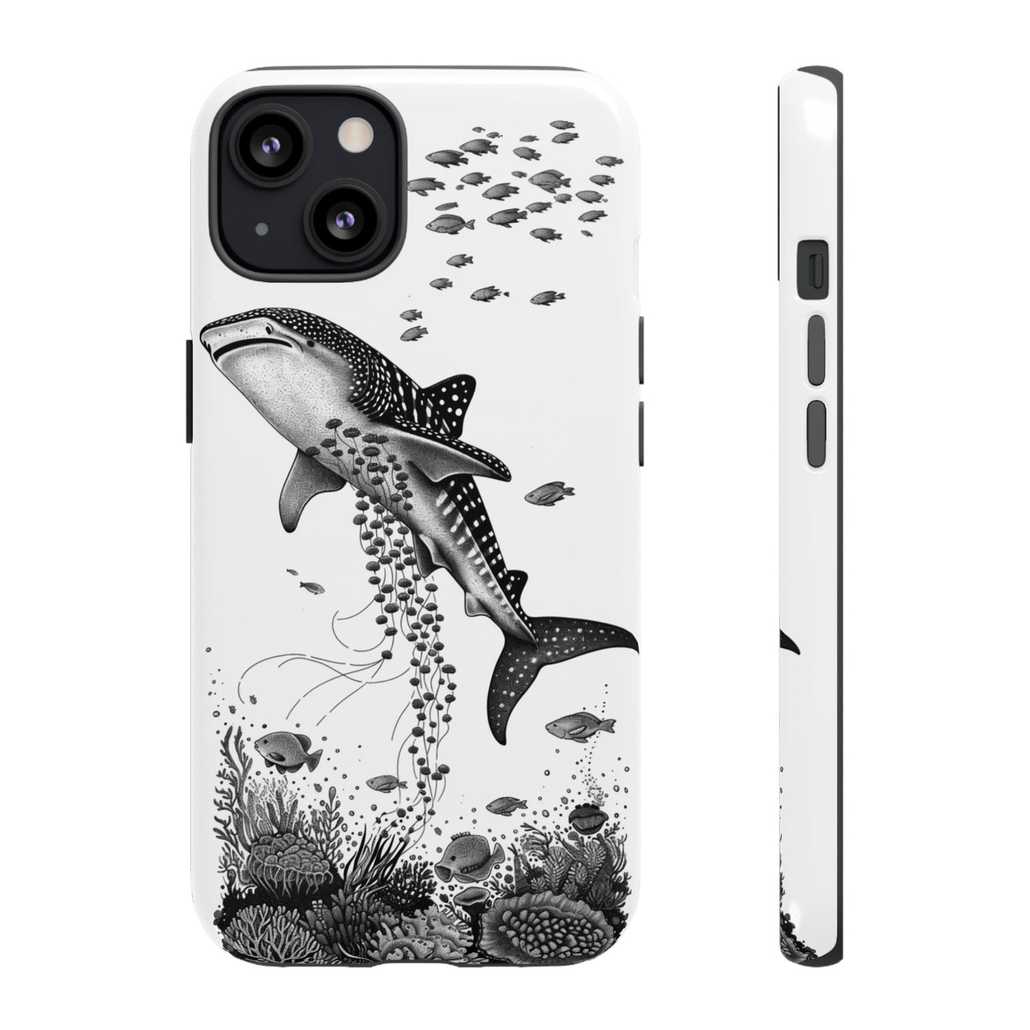 Whale Shark, Turtle, Manta Ray Phone Case