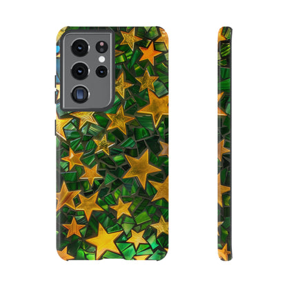 Green Celestial Stained Glass Mosaic Phone Case