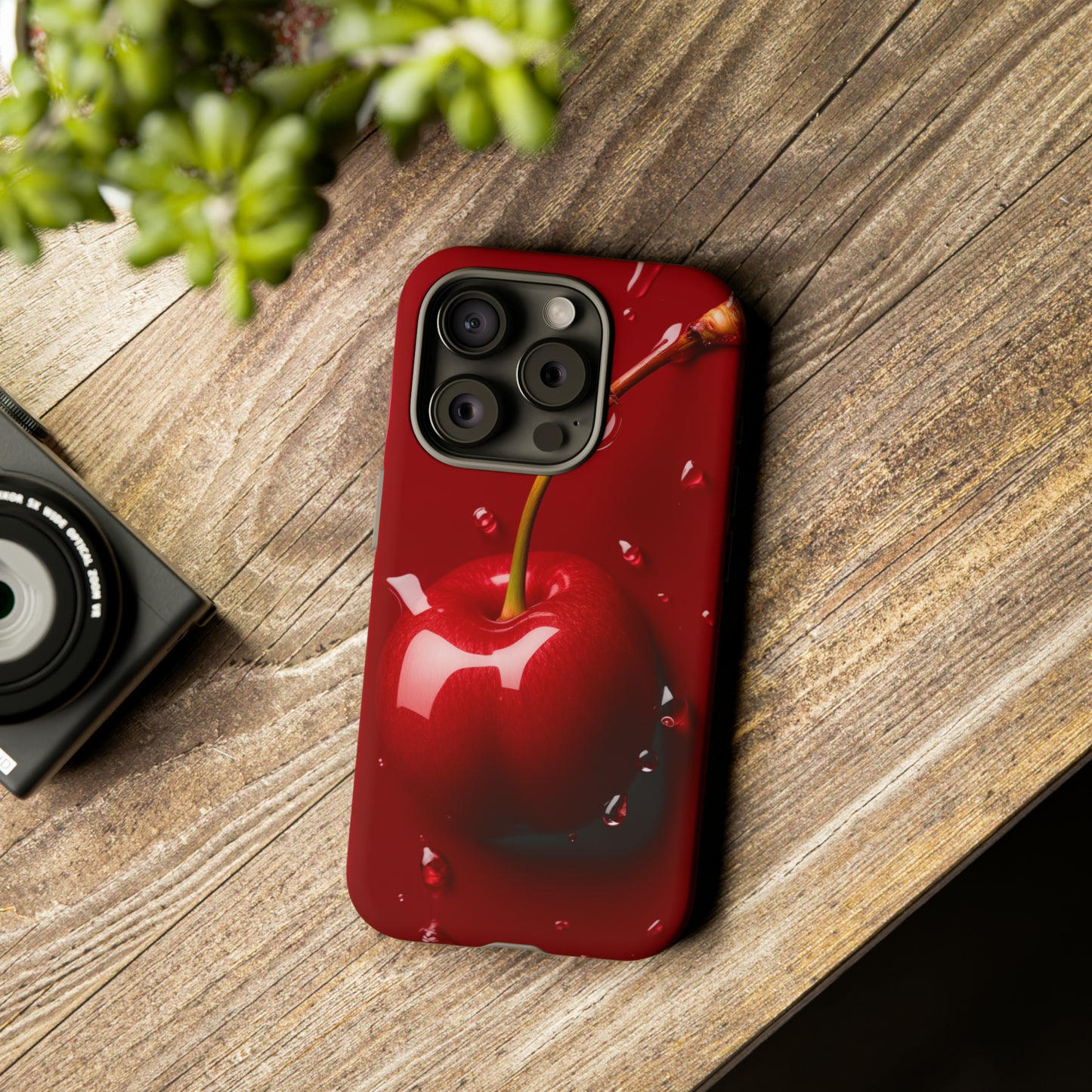 Unique Cherry Bomb Design Phone Case