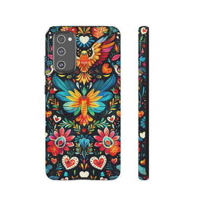 Floral Explosion Magic Hearts Phone Case