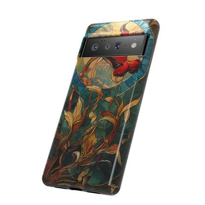 Art Nouveau Floral Full Moon Phone Case