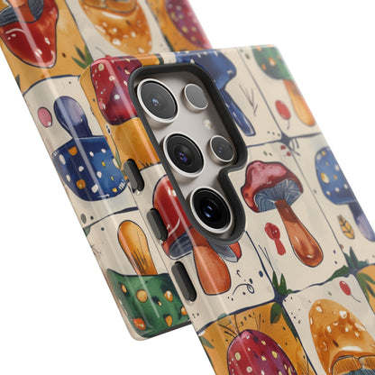 Trippy Magic Mushroom Toadstools Phone Case