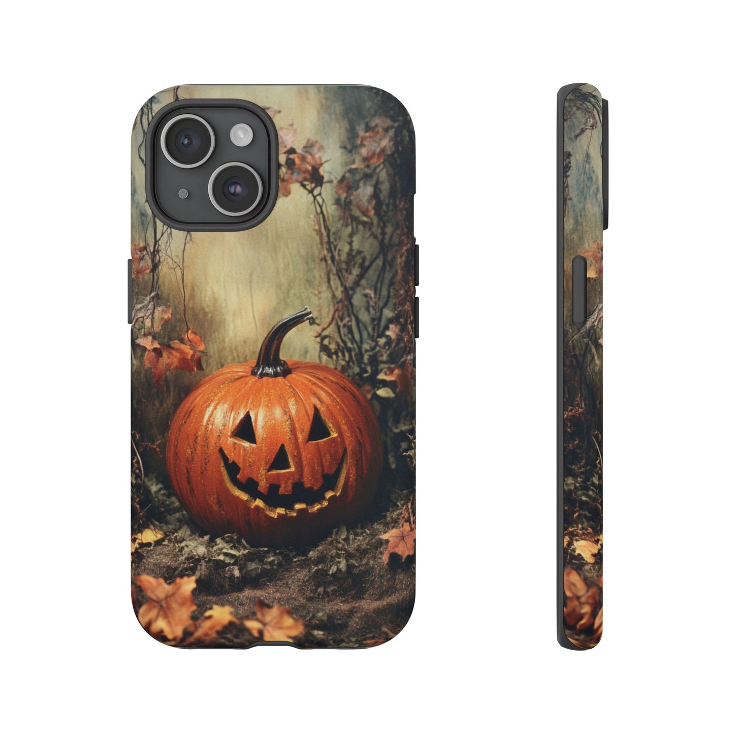 Vintage Style Halloween Jack-o'-Lantern Phone Cover