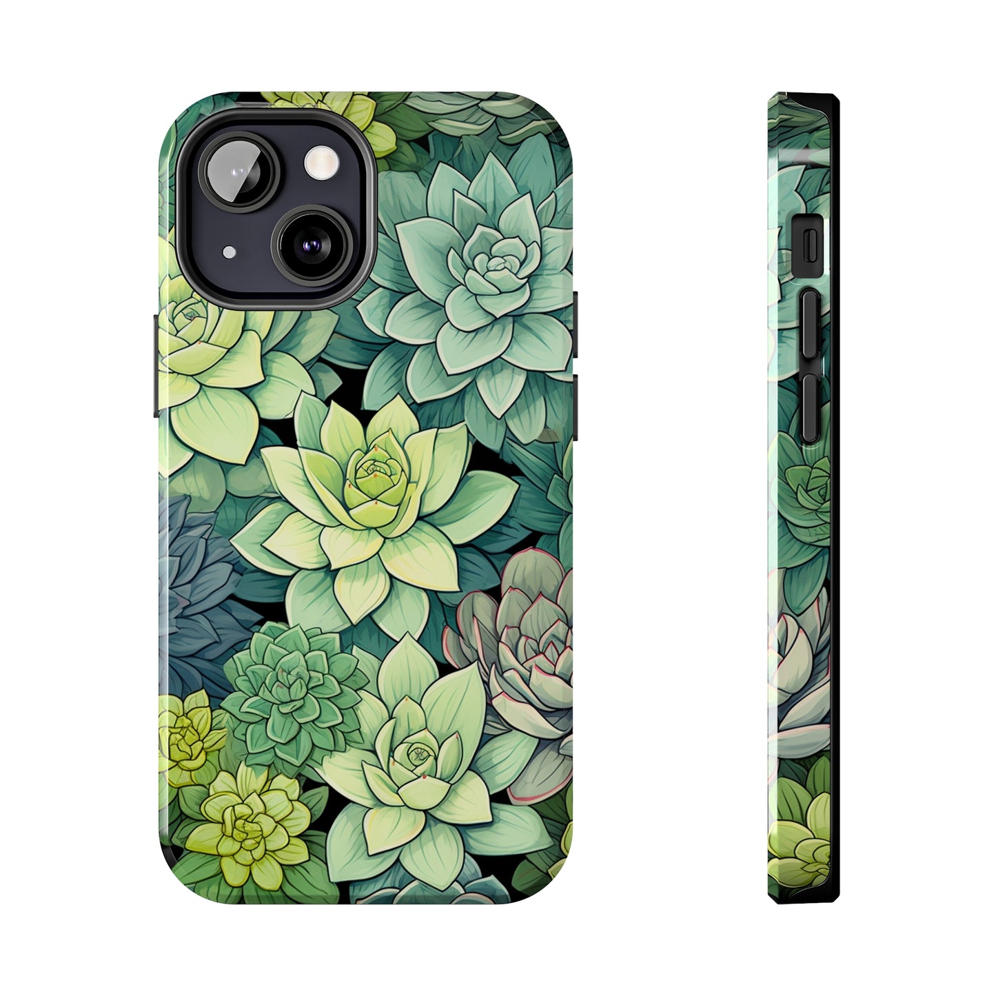 Succulent Desert Cactus Floral iPhone Case | Embrace the Beauty of Arid Elegance