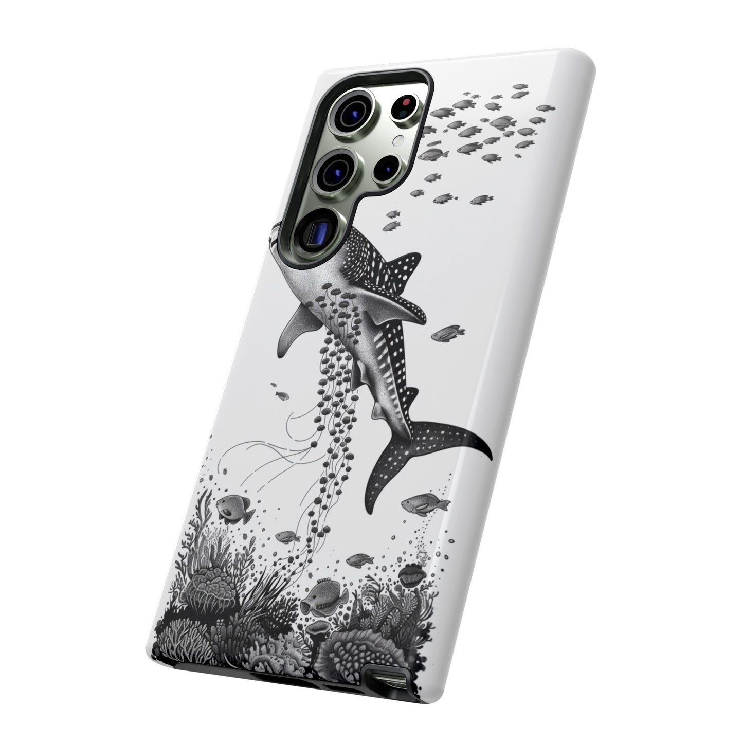 Whale Shark, Turtle, Manta Ray Phone Case