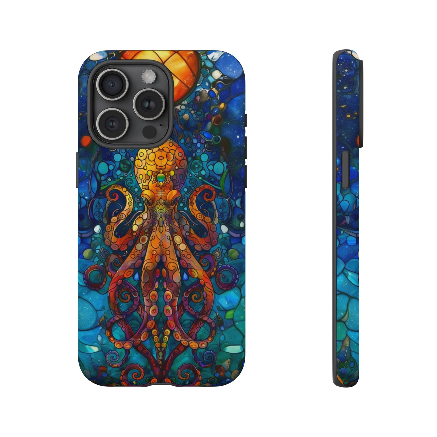 Octopus Stained Glass Undersea Magic Phone Case