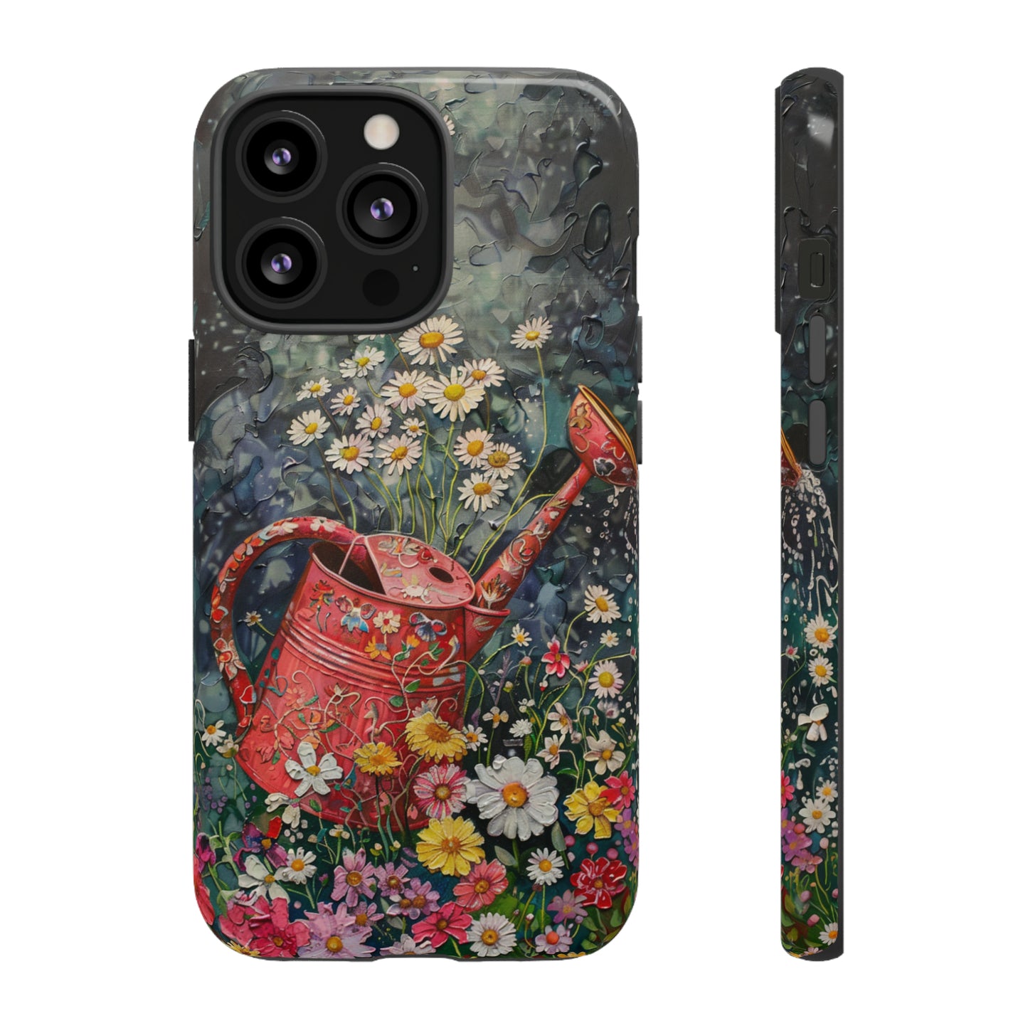 Flowers and Watering Can Floral Oil Painting Phone Case