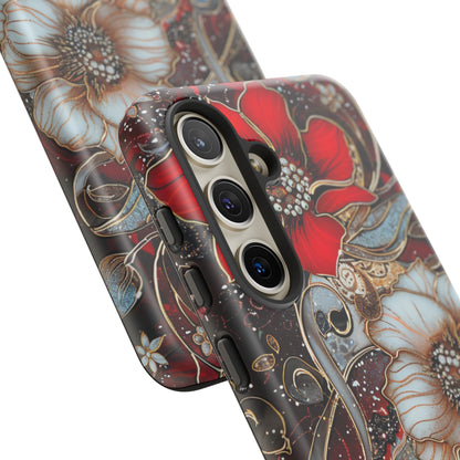 Stained Glass Floral Paisley Explosion Phone Case