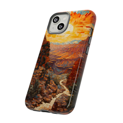 Mosaic art desert landscape phone cover for Samsung Galaxy S23