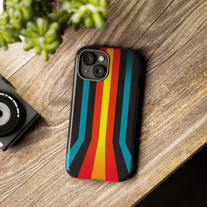 Retro Lines 1980s Flashback Phone Case