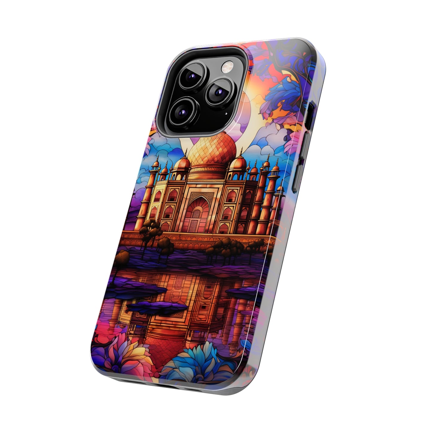 Taj Mahal Silhouette iPhone Case | Royal Elegance for Models 11 through 14 Pro Max