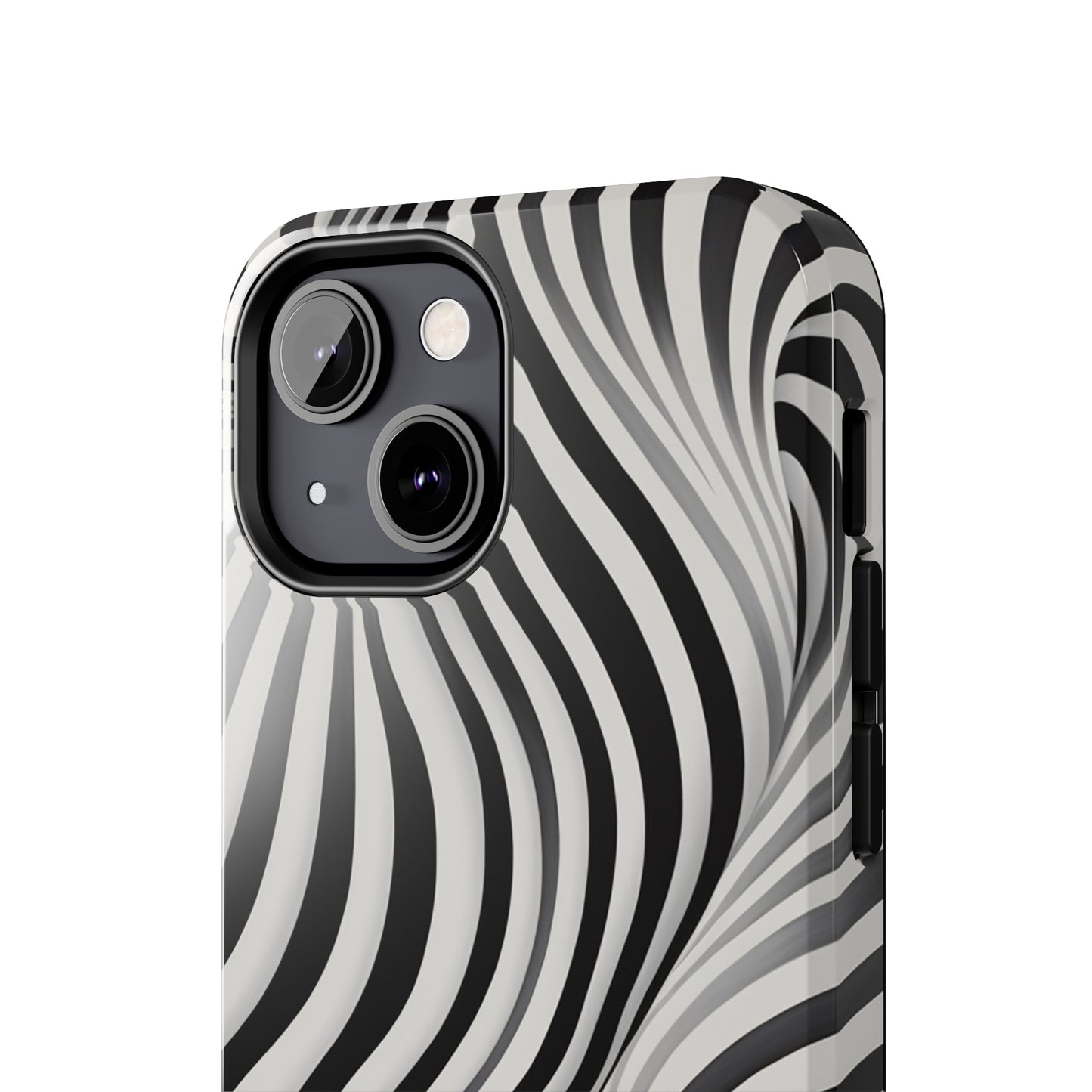 Twist Your Perception: Optical Illusion Tough Case for Apple iPhone Models – Where Art Meets Function