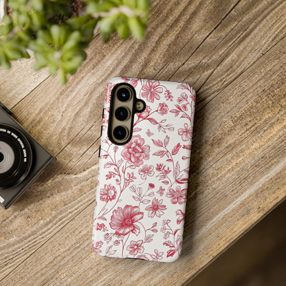 Pink Floral Wildflower Phone Case