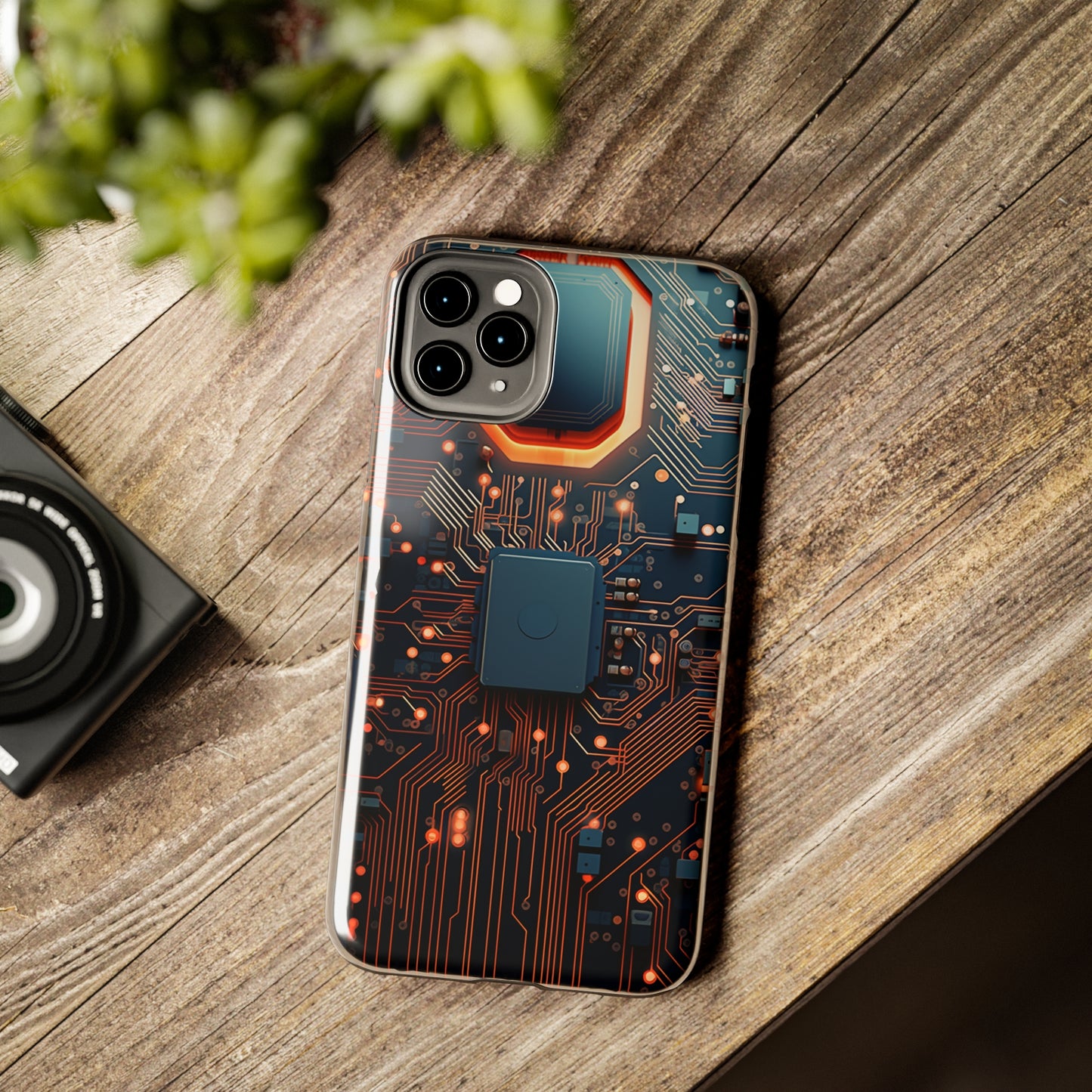 Neon Nexus: Cyberpunk Circuit Board | Futuristic Tech-Inspired iPhone Case