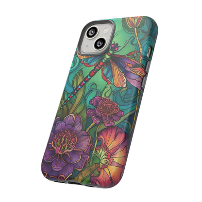 Art Nouveau Dragonfly - A Timeless Symbol of Elegance for Google Pixel, iPhone, and Samsung Cases