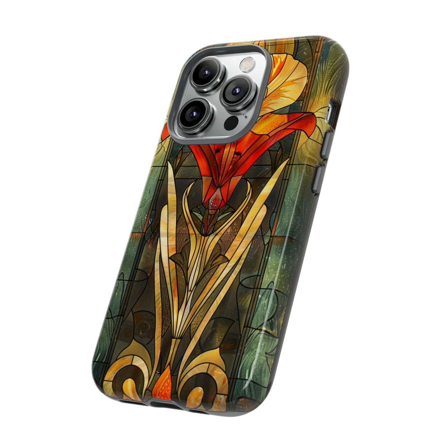 Art Deco Stained Glass floral Phone Case