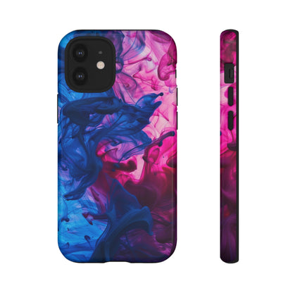 Magenta and Blue Color Explosion Phone Case