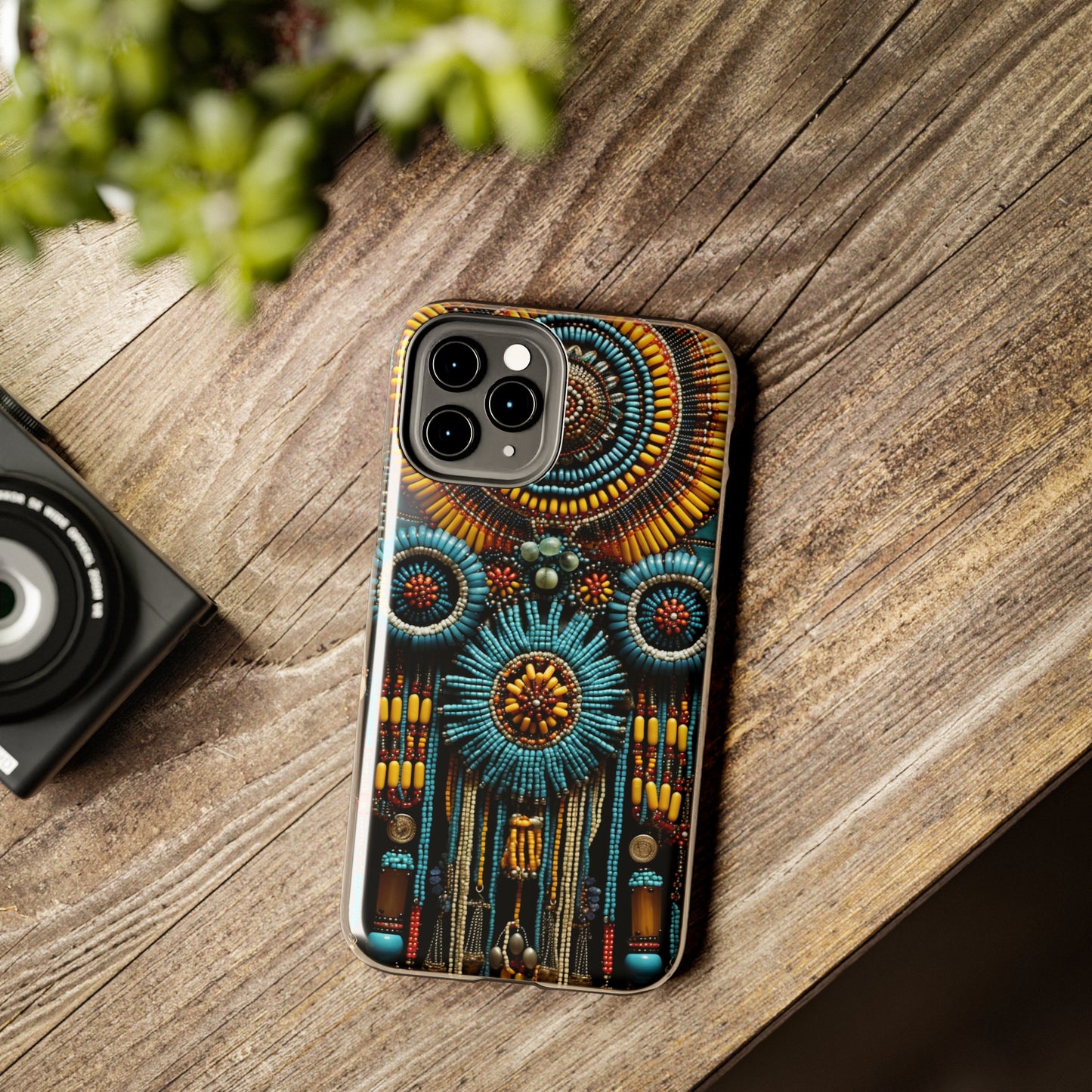 Native American Beadwork iPhone Case | Crafted Elegance with Cultural Heritage