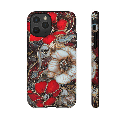 Stained Glass Floral Paisley Explosion Phone Case