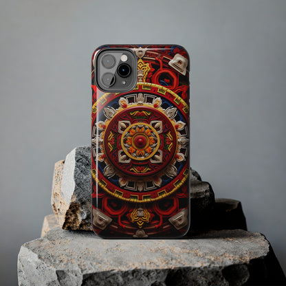 Mystical Visions: Psychedelic Tibet Mandala | Buddhist iPhone Case