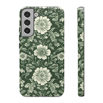 Floral Sage Green Wildflower Phone Case