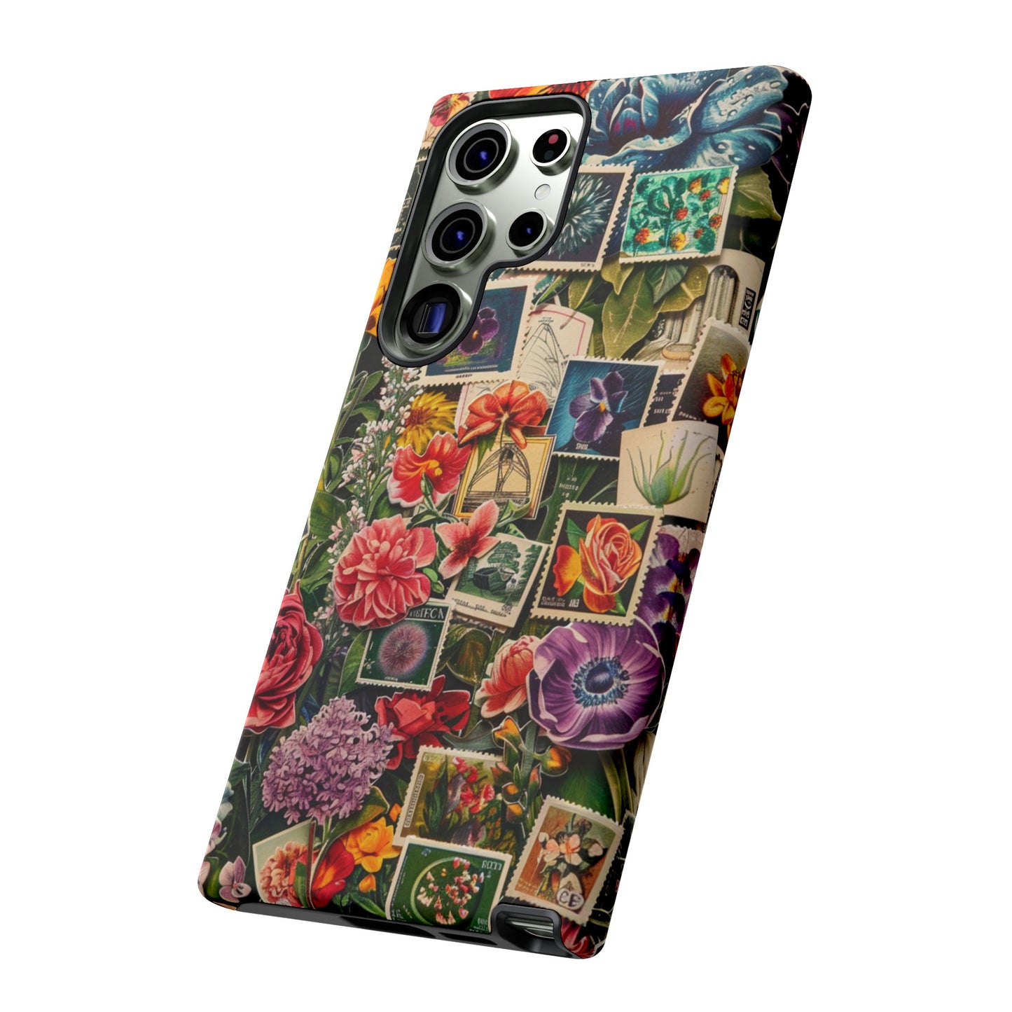 Vintage Floral Stamps Phone Case