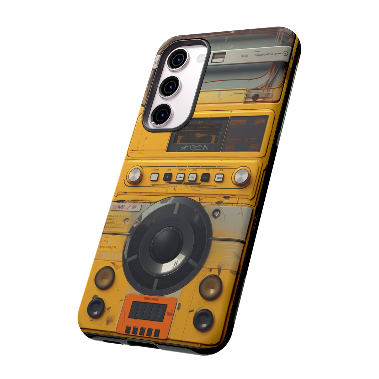 Cyberpunk Techno Gadget Walkman: Premium Phone Tough Case for iPhone, Samsung Galaxy, and Google Pixel