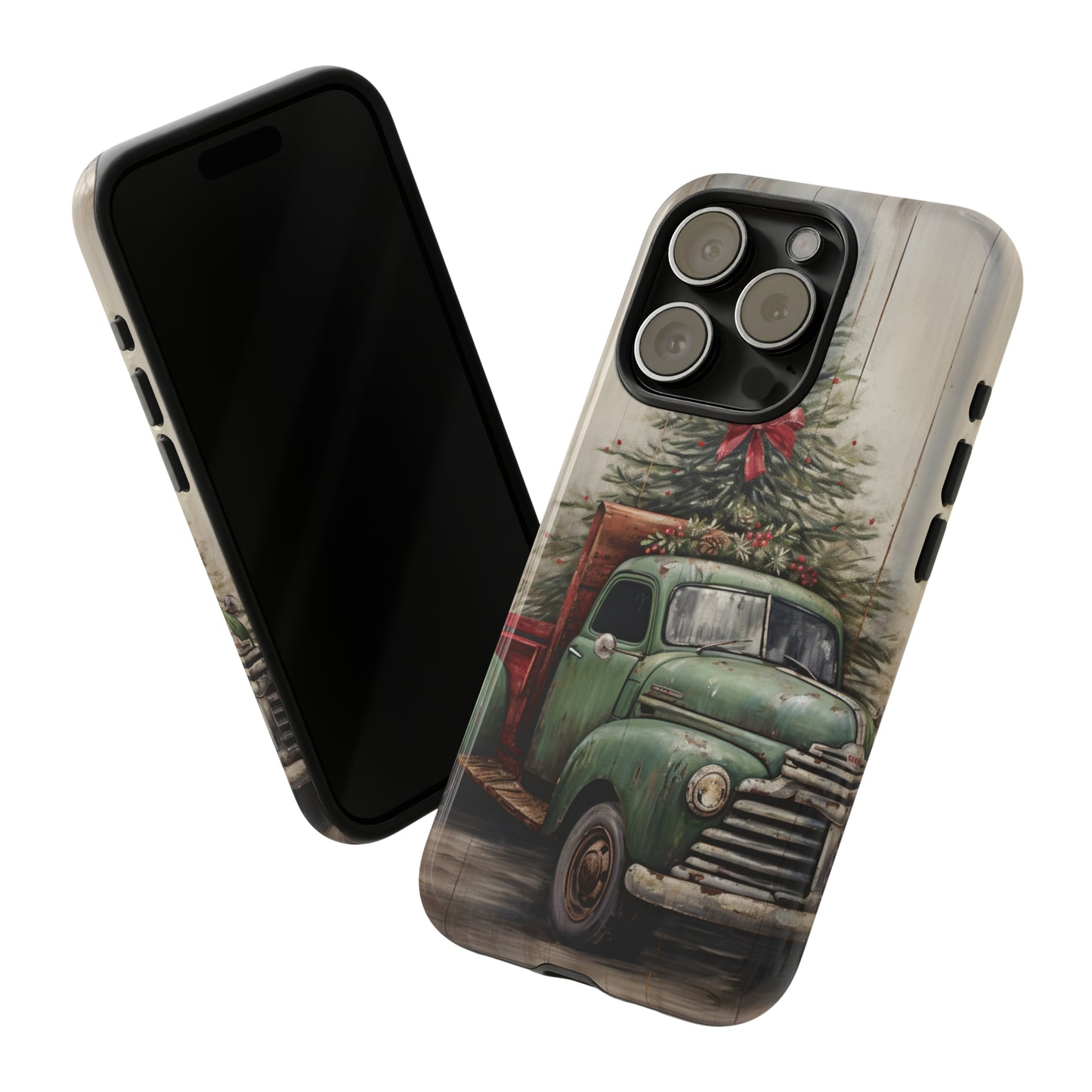 Christmas Pickup Truck Phone Case for iPhone