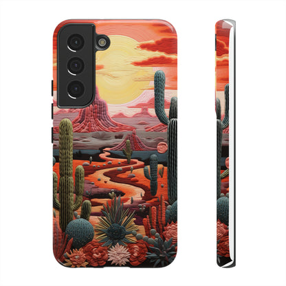 Cactus Desert Sunset Phone Case