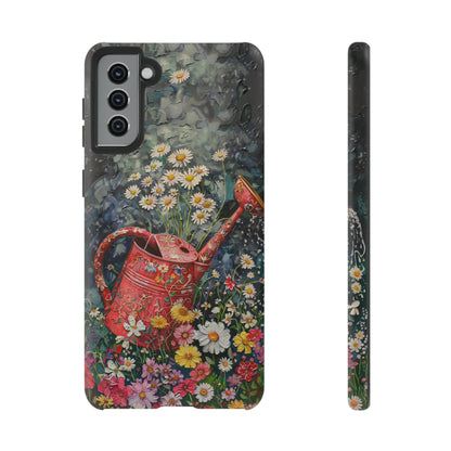 Flowers and Watering Can Floral Oil Painting Phone Case